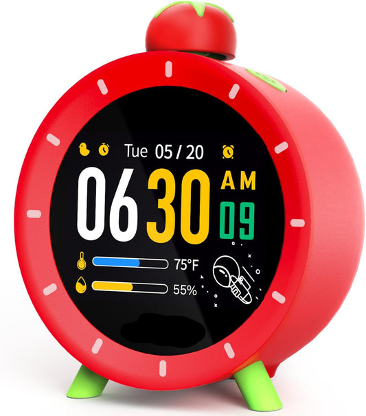 Twisto Rode Wekker met Timer